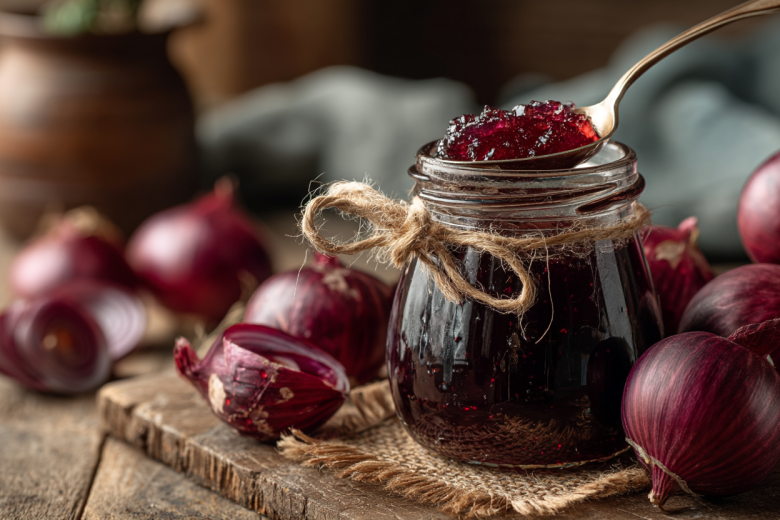 Дешевле икры, а вкус — королевский: луковый мармелад к вину и сыру за 40 минут