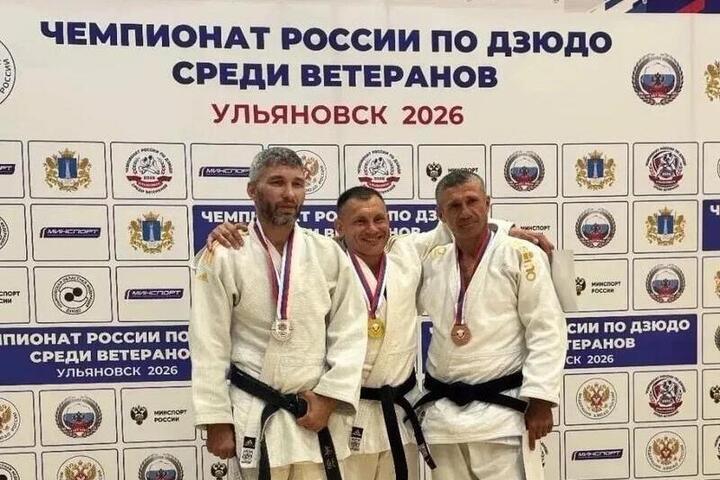 Кисловодский дзюдоист Руслан Каерлиев завоевал серебро на чемпионате России среди ветеранов