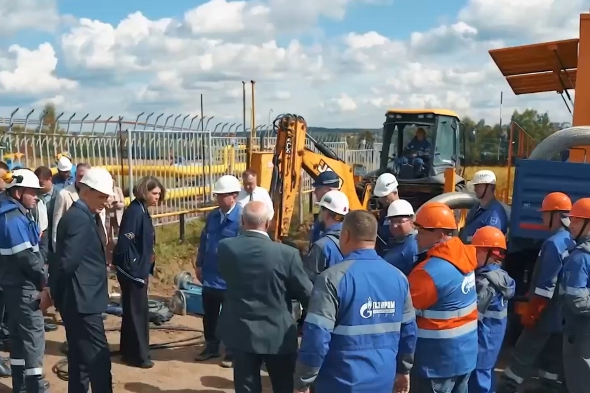 В Тульской области показали, как отрабатывают действия при авариях перед зимой