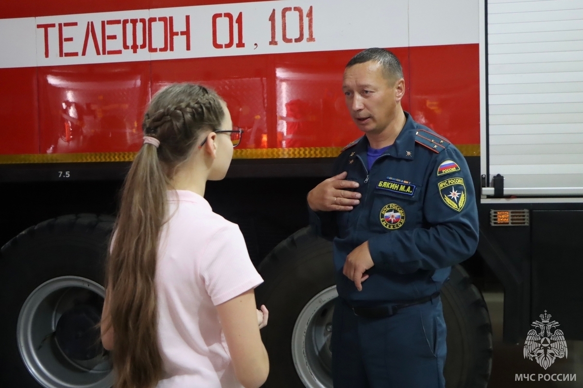 Школьники Нарьян-Мара побывали в гостях у огнеборцев
