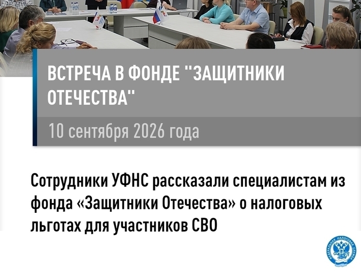 Налоговики Псковской области рассказали участникам СВО о льготах на имущественные налоги