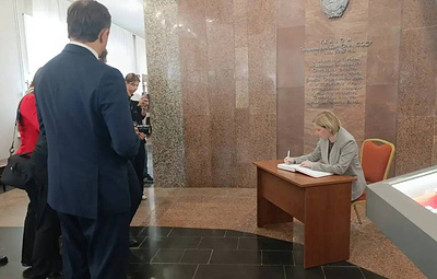 Любимова поблагодарила сотрудников Орловского военно-исторического музея за труд