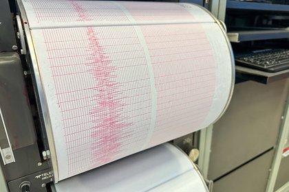 Землетрясение произошло в Европе