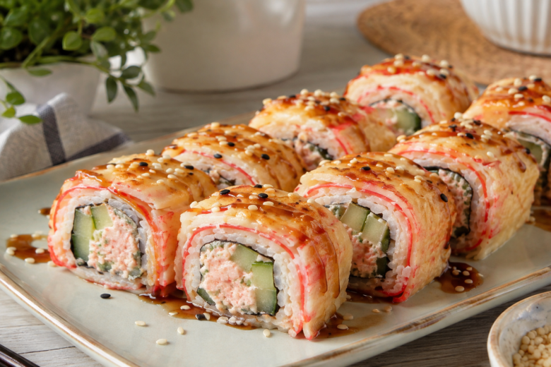 Пачка крабовых палочек да сыр: готовим самый простой суши-рулет — вкуснее, чем некоторые роллы из доставки