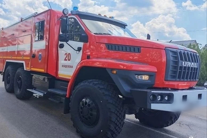 В вейделевском селе Белгородской области загорелось сено в тюках