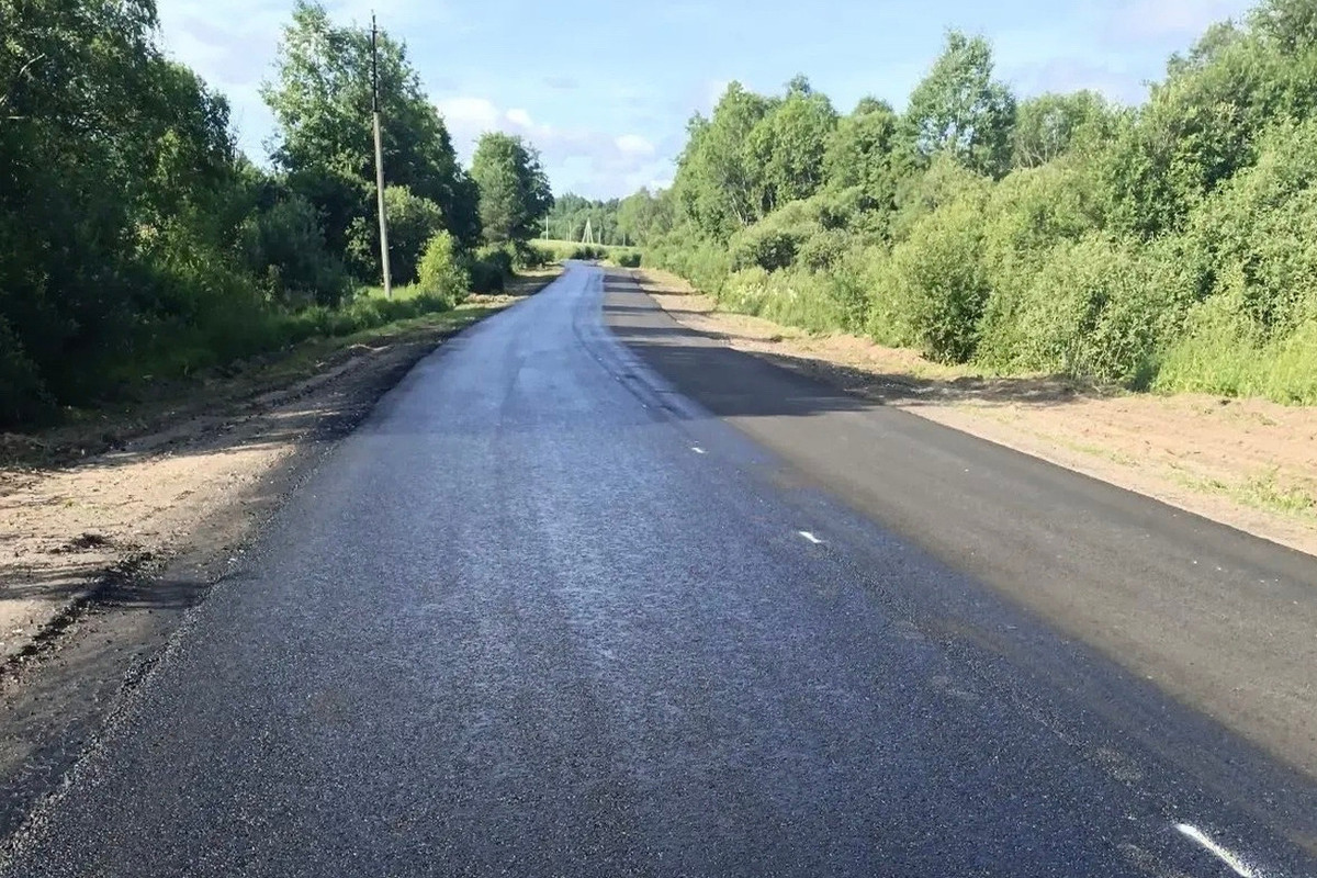 Дорогу в Пестовском округе отремонтировали по просьбе местных жителей