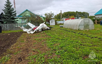 В Татарстане два человека погибли при падении легкомоторного самолета