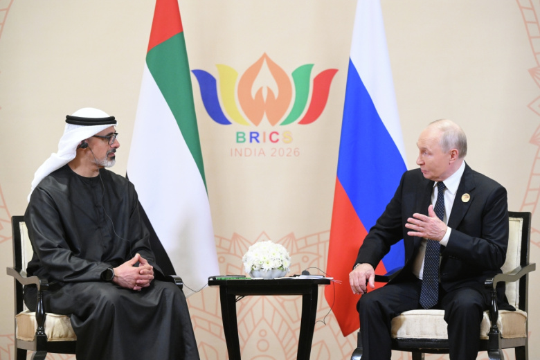 Переговоры Путина и наследного принца Абу-Даби завершились