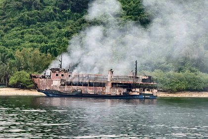 При пожаре на пароме у берегов Филиппин погибли 76 человек