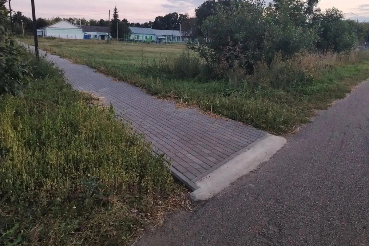 В Сампурском округе добились безопасной пешеходной зоны для детей
