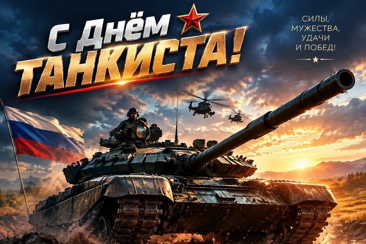 День танкиста 2026: красивые и стильные открытки и картинки с праздником