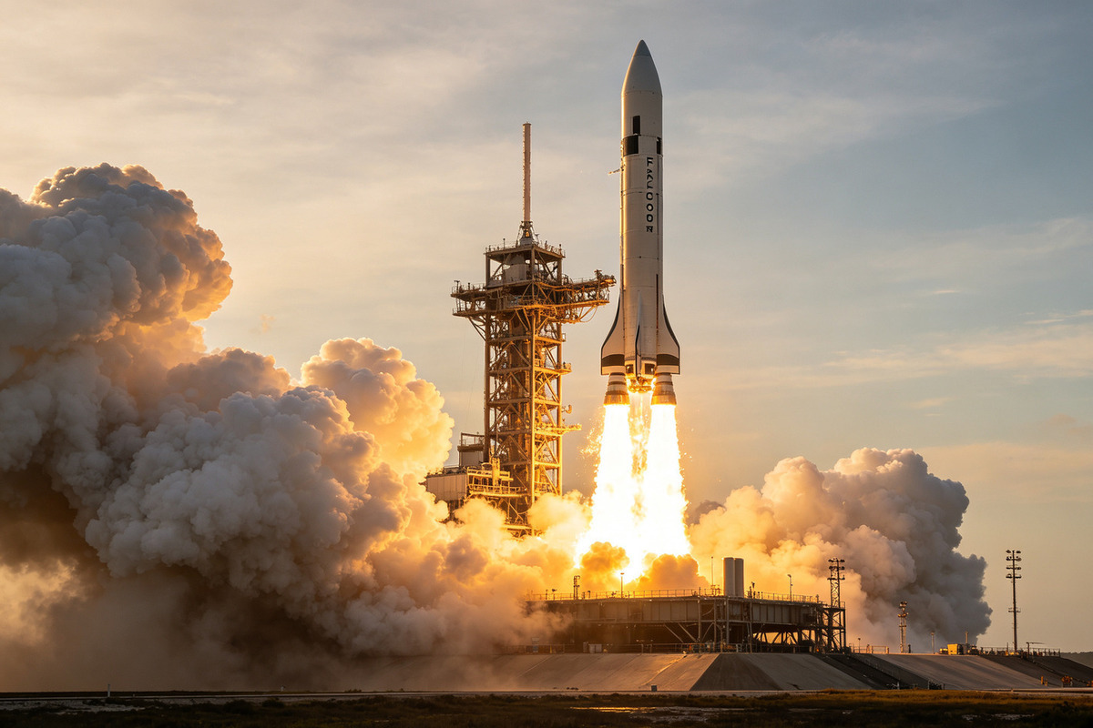 SpaceX отправила аппараты европейского оператора на орбиту