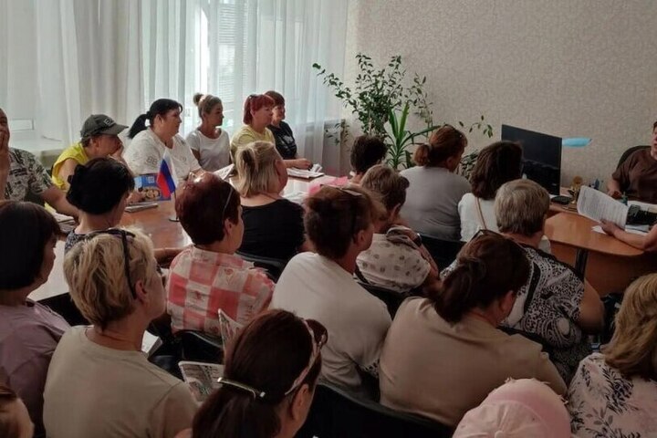 В Великолепетихском округе прошло занятие «Школы ухода»