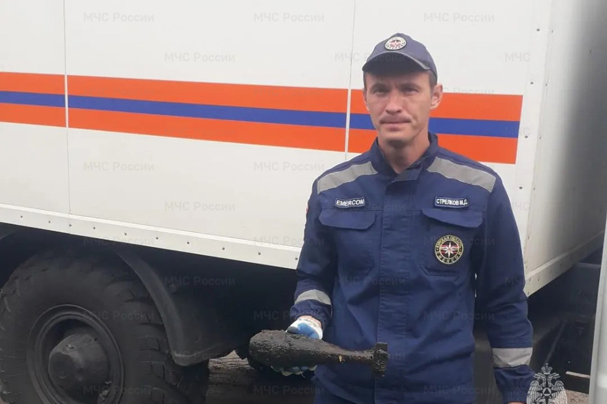 Под Курском обнаружили миномётную мину времён ВОВ