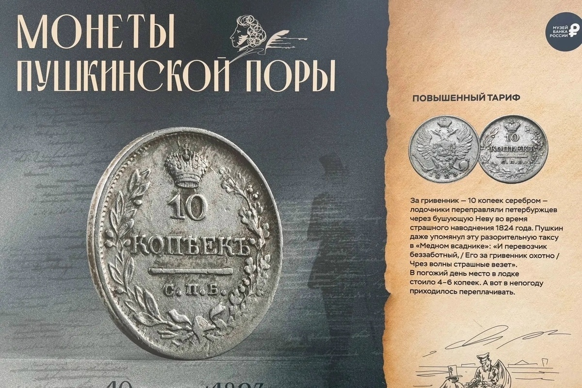 В Камешково открылась выставка о деньгах пушкинской эпохи