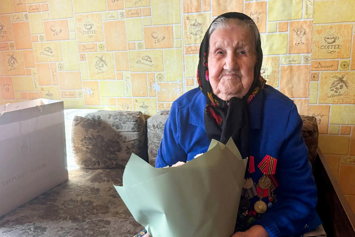 100 лет исполнилось труженице тыла из Тверской области Антонине Яккиной