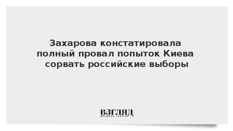 МИД сообщил о неспособности Украины помешать проведению выборов в России