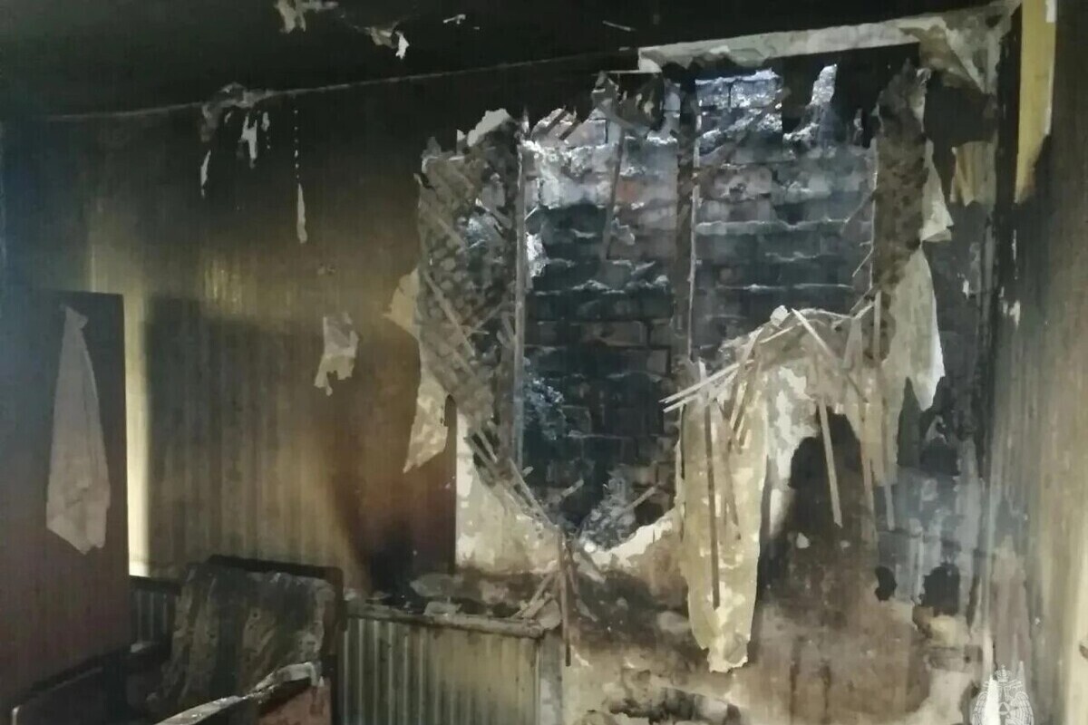 Утренний пожар под Зеленоградском закончился трагедией