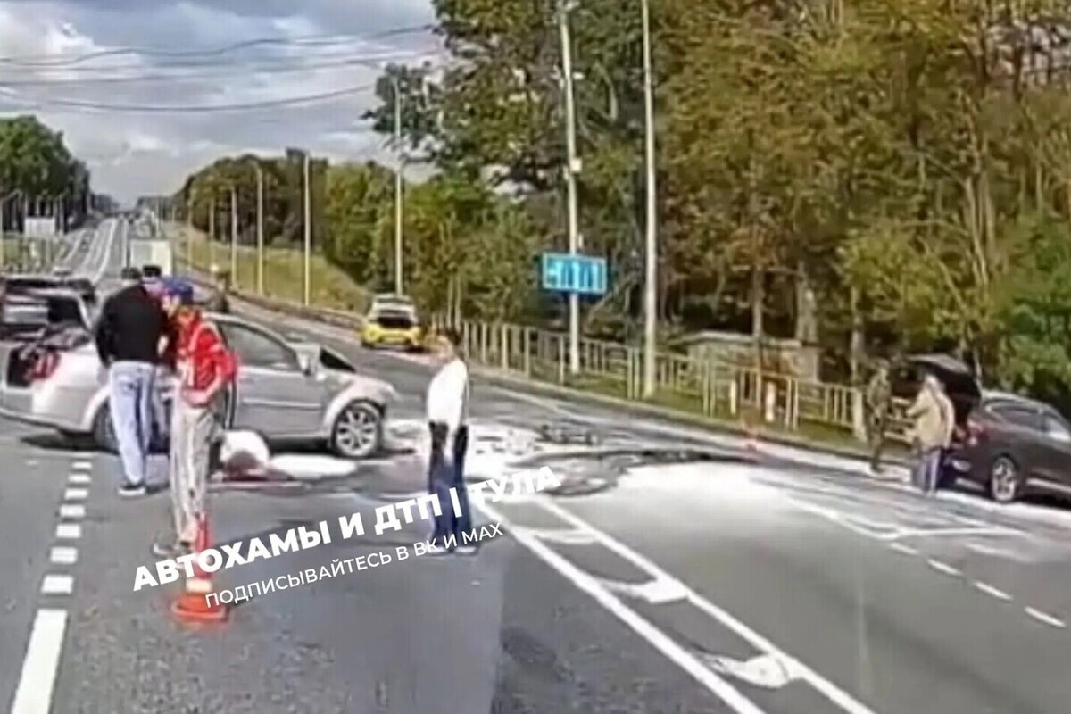 Четверо человек пострадали в жестком ДТП на трассе М-2 под Тулой