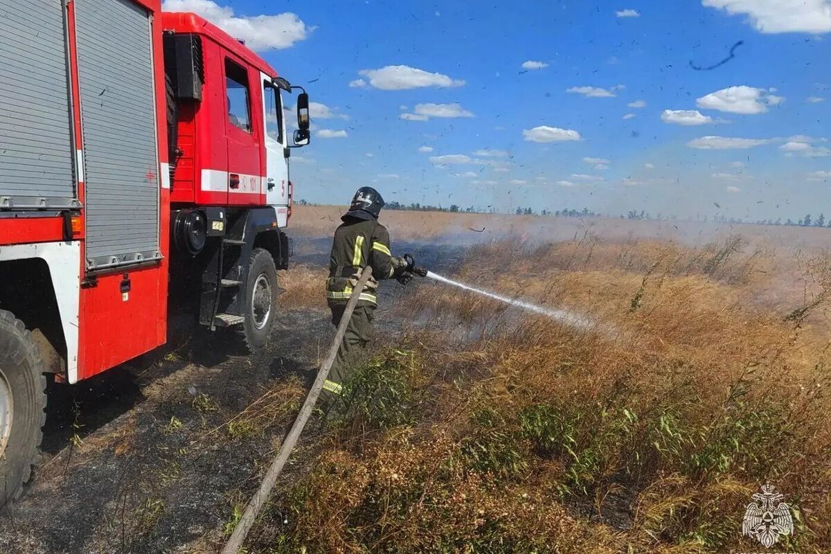 В Запорожской области сохраняется высокий риск пожаров