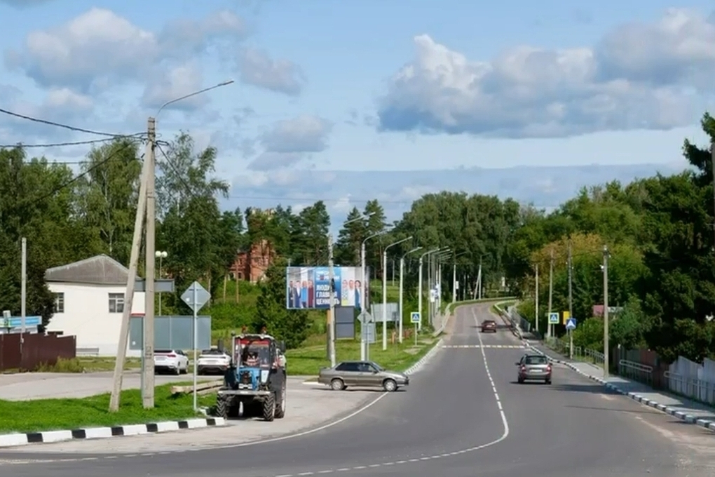 В Старожилове капитально отремонтировали улицу Толстого
