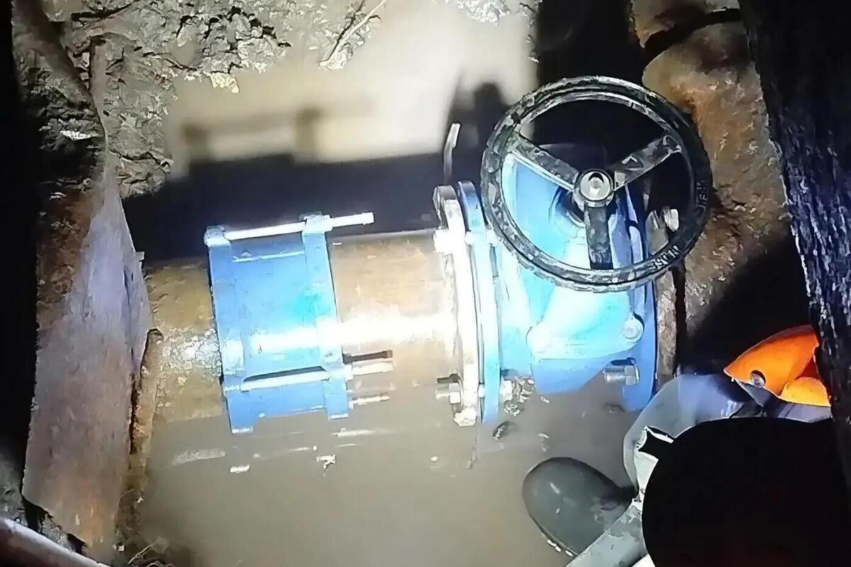 На улице Луначарского в Пензе заменили запорную арматуру на водопроводе