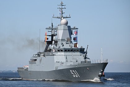 Российский корвет пресек провокацию вертолета Дании в Балтийском море