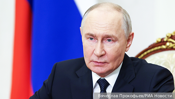 Путин выступил с телеобращением в преддверии выборов