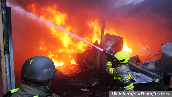 Склад с реквизитом студии «Квартал 95» сгорел на Украине