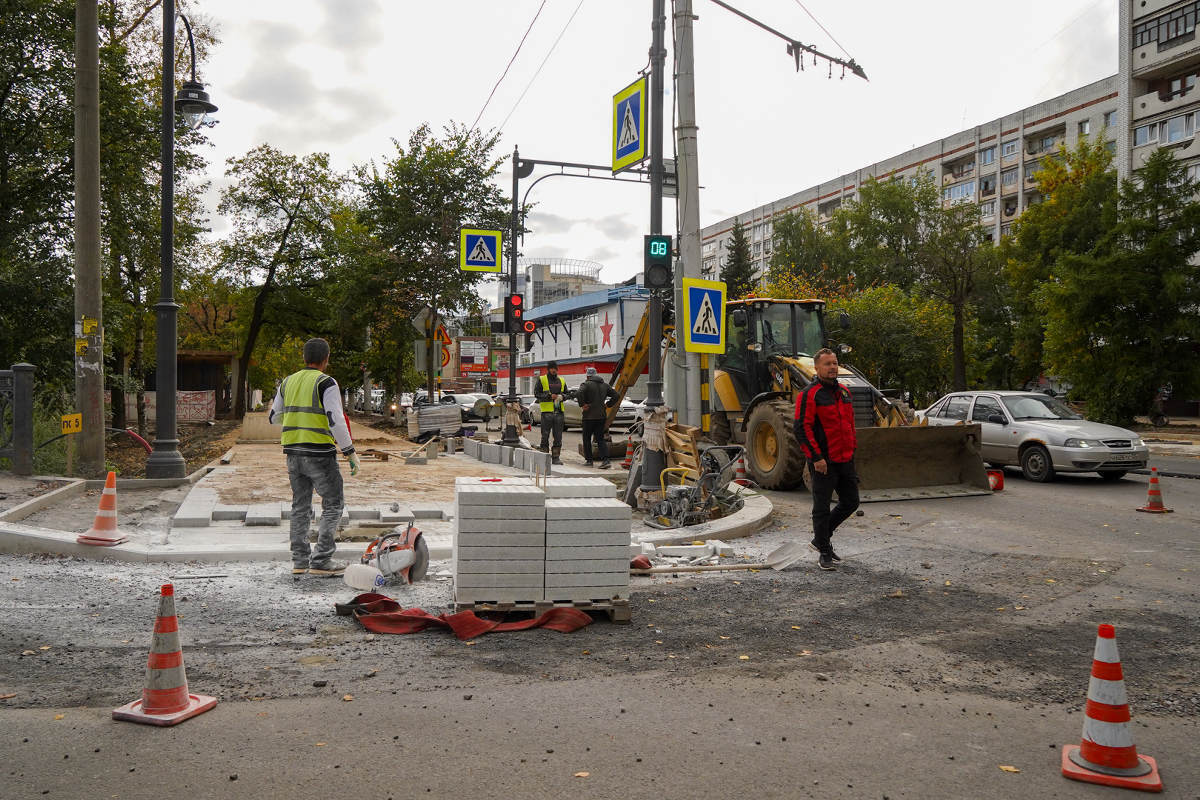Улица Мира в Вологде полностью заасфальтирована
