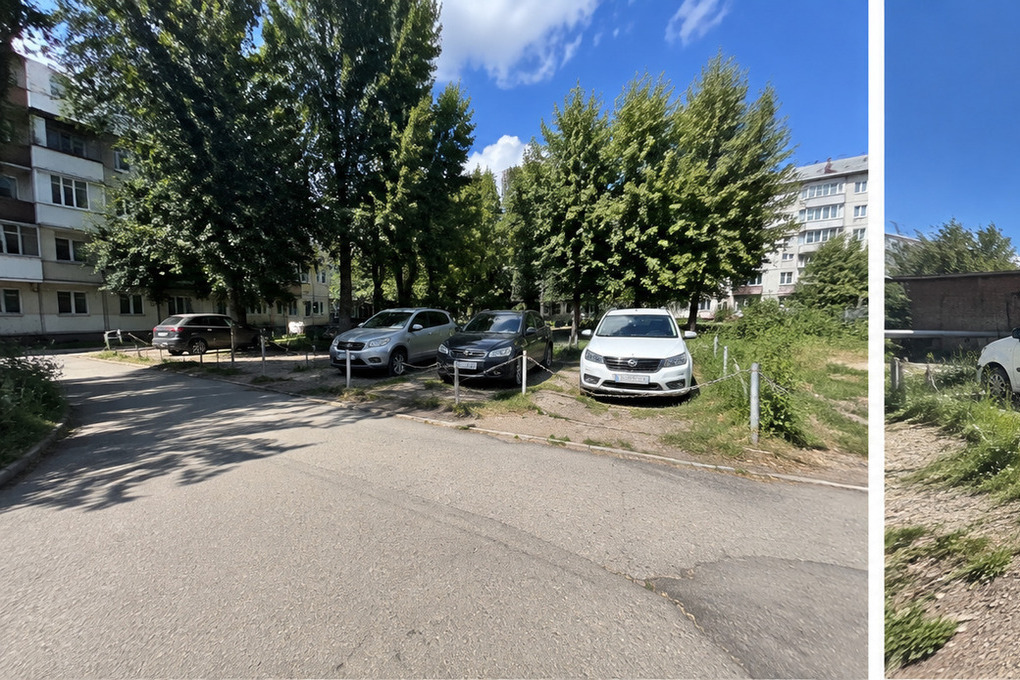 На улице Радищева в Ульяновске демонтируют незаконные ограждения