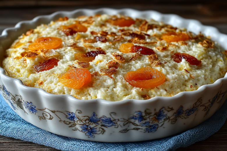 Долой творожные запеканки. Запекаю рисовую с курагой: нежная вкуснятина к чаю