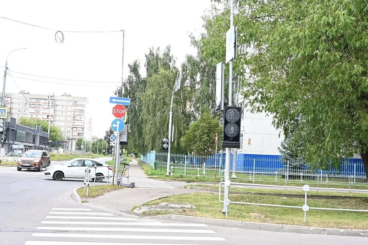 Светофор на перекрестке улиц Подольская и Горького в Серпухове включат 24 августа