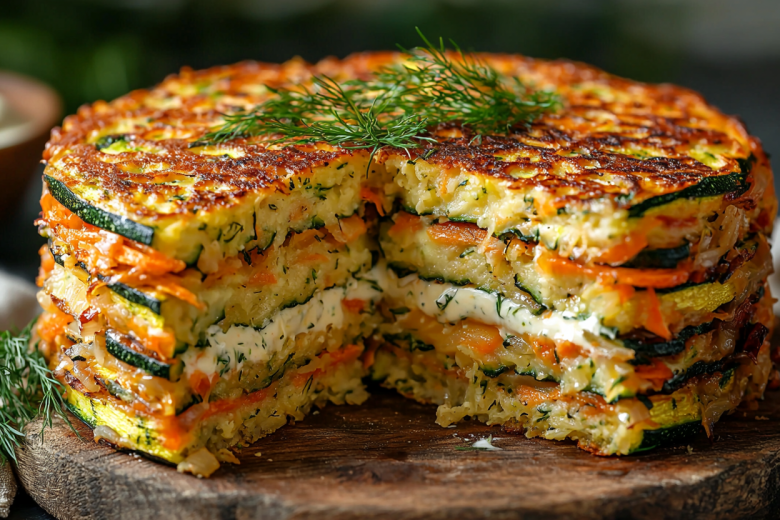 В сентябре готовлю кабачковый торт с грибами: вкуснее любых салатов. Мой рецепт номер 1