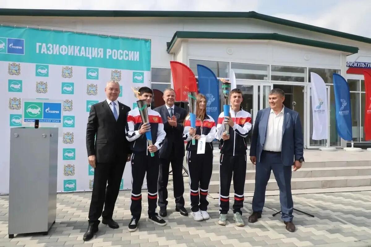 Губернатор Ставрополья дал старт подаче газа в новый ФОК в Ессентуках