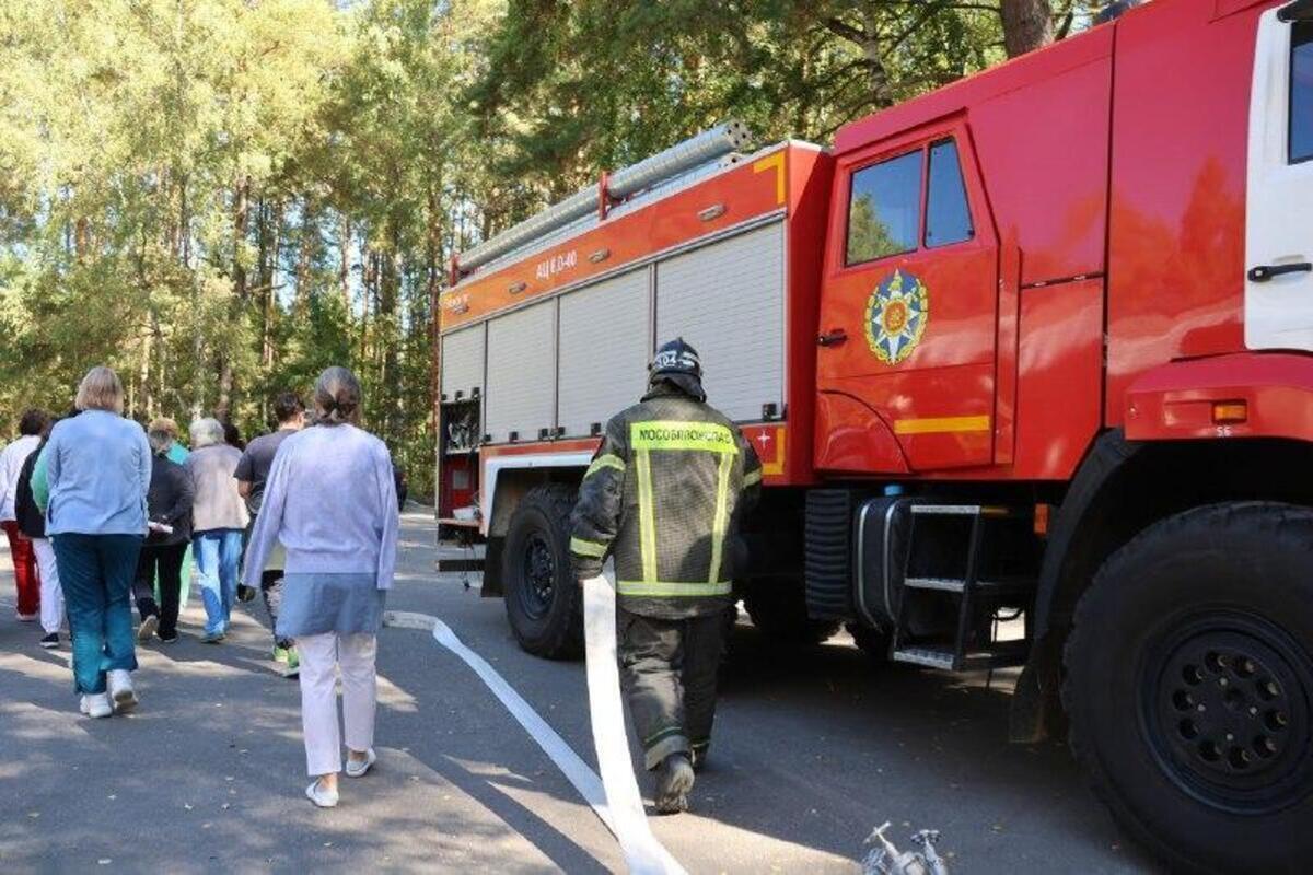 В Серпухове провели учения по эвакуации при пожаре