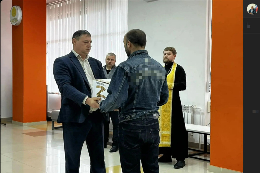 Еще один житель Чернянского округа отправился на военную службу