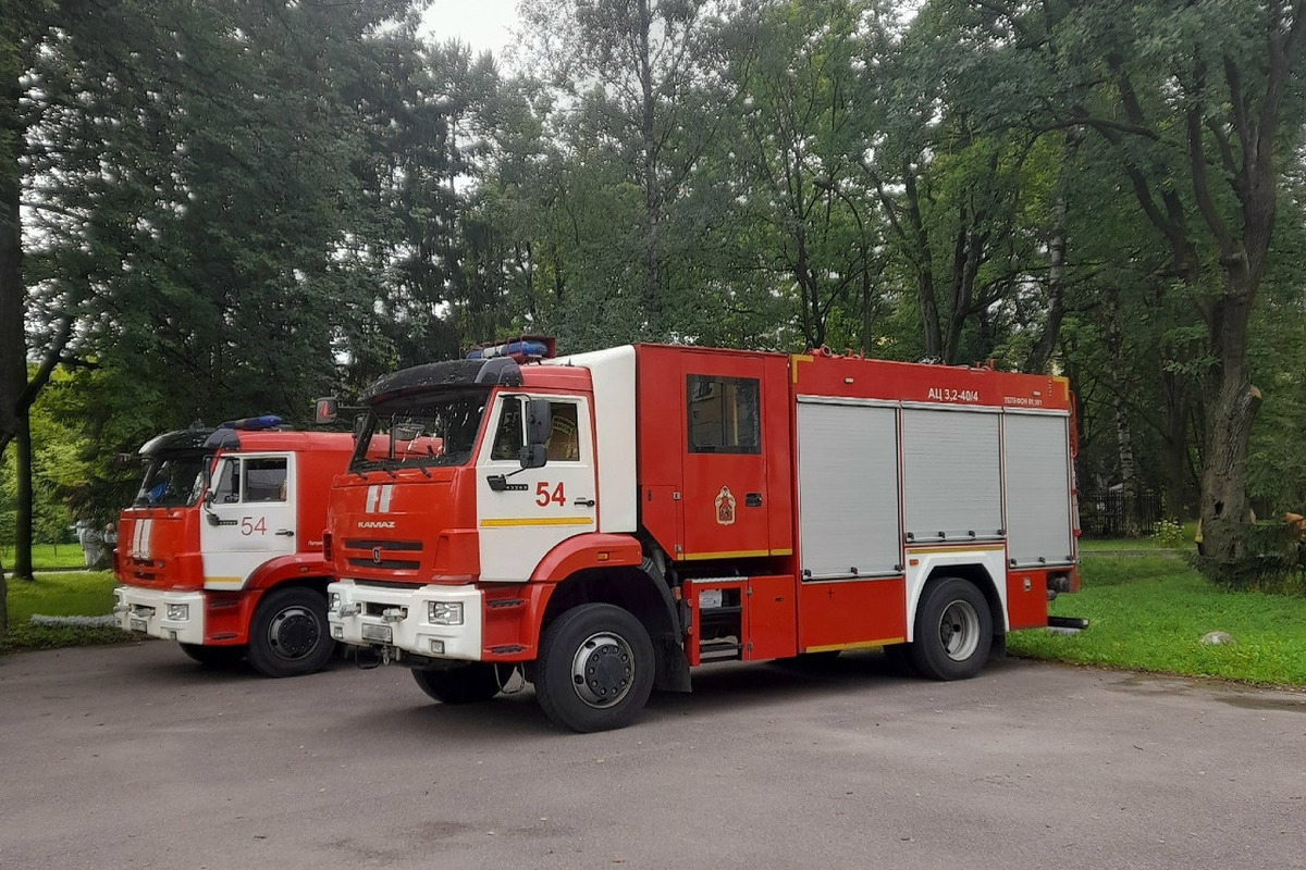 В Великом Новгороде пострадали от огня четыре сувенирных павильона