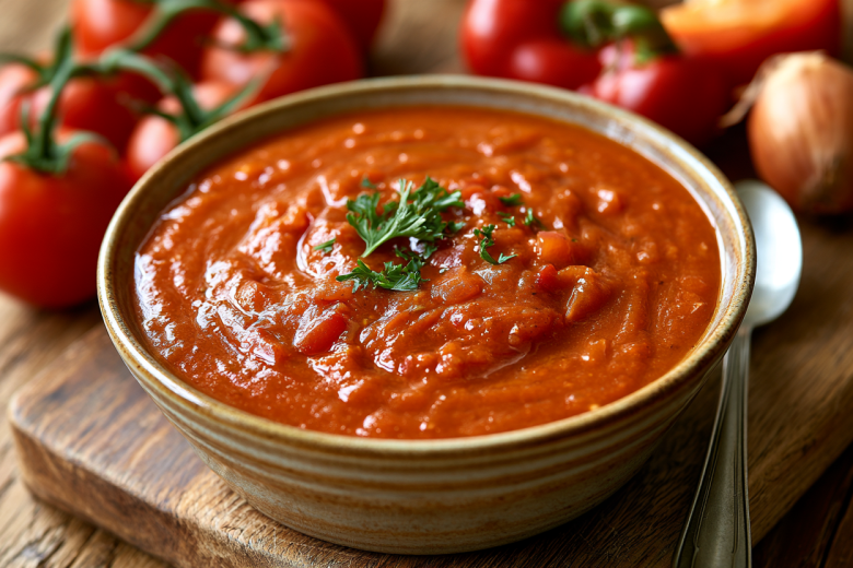 Блендерю помидоры, перец и лук — и вот заготовка для супов за 2 минуты: вкус лета в каждой ложке