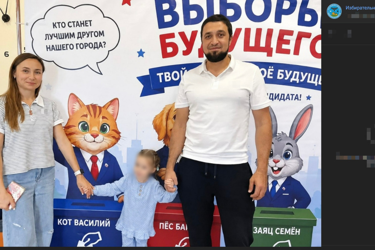На белгородских участках организовали голосование за мультперсонажей для детей