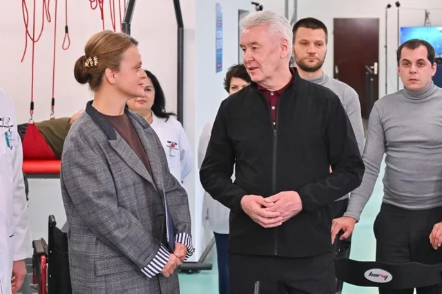Собянин и Цивилева навестили участников СВО в московском госпитале