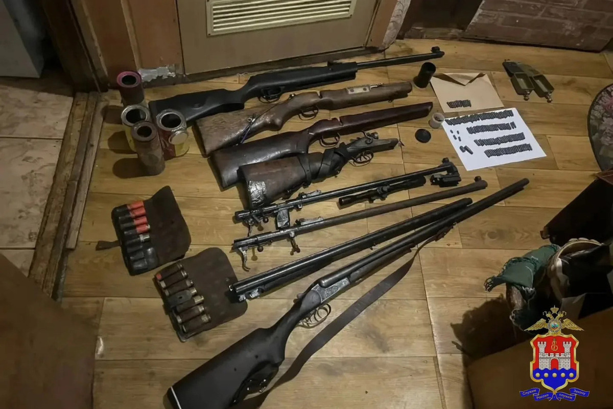 У калининградцев из незаконного оборота изъяли 11 стволов и 816 патронов