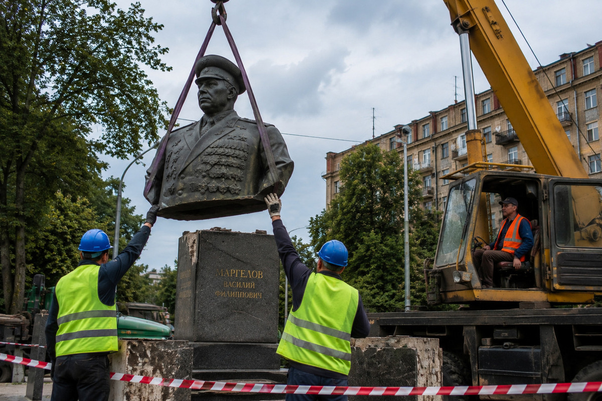 Памятник Герою Советского Союза Маргелову снесут в Днепропетровске