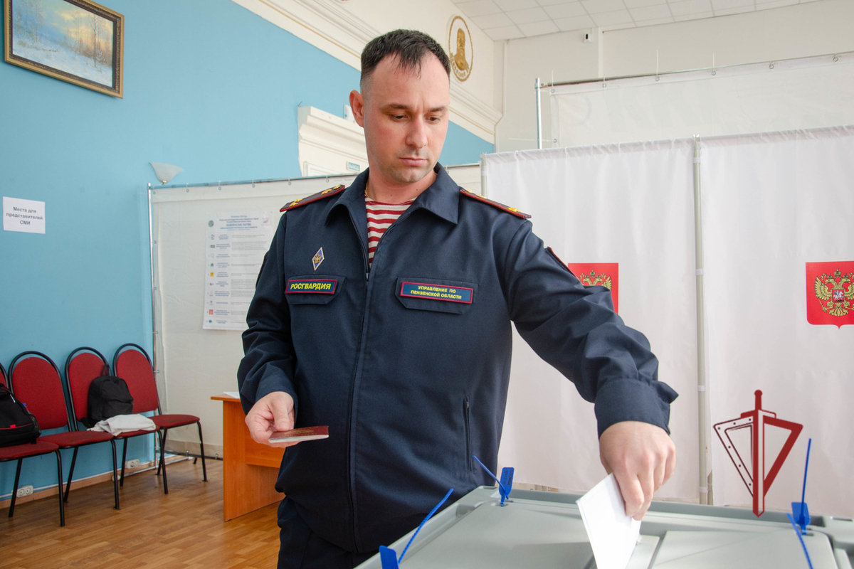 Росгвардия Пензенской области обеспечивает порядок на выборах