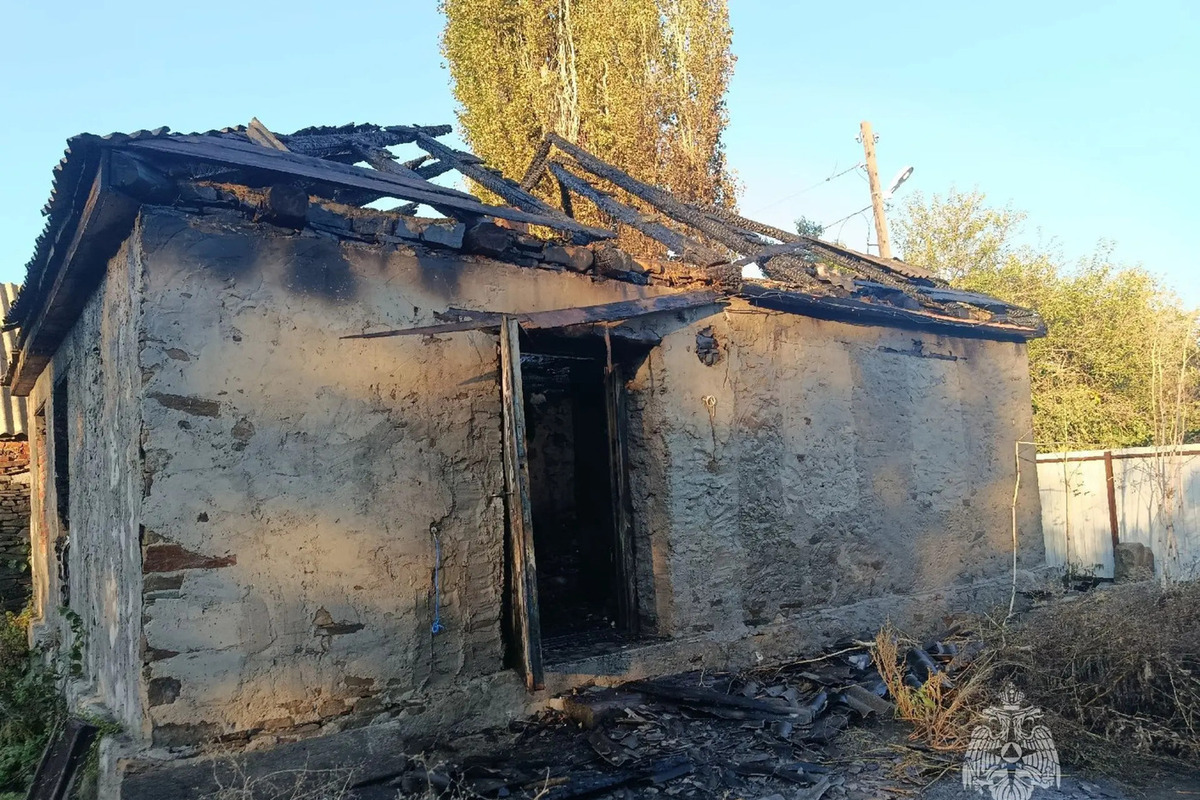 В Ростовской области при пожаре погиб 71-летний мужчина