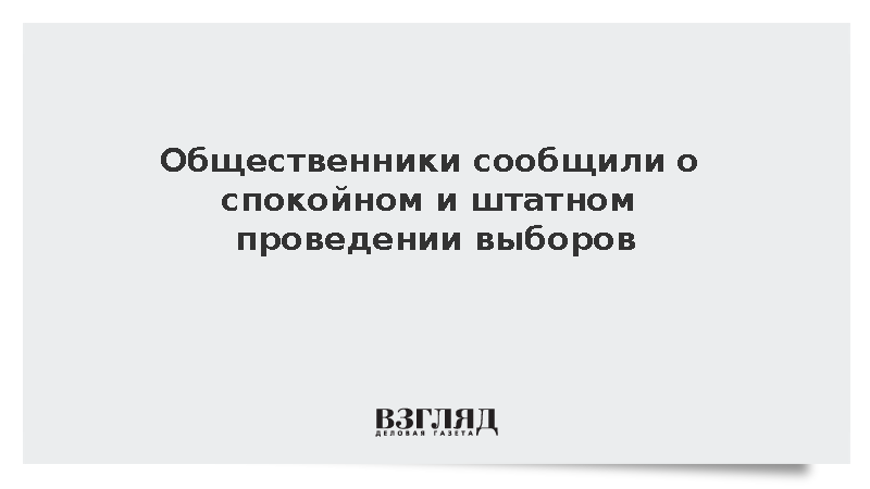 Общественник Песков заявил о преобладании позитивных новостей о ходе выборов