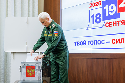 Белоусов проголосовал на выборах депутатов Госдумы