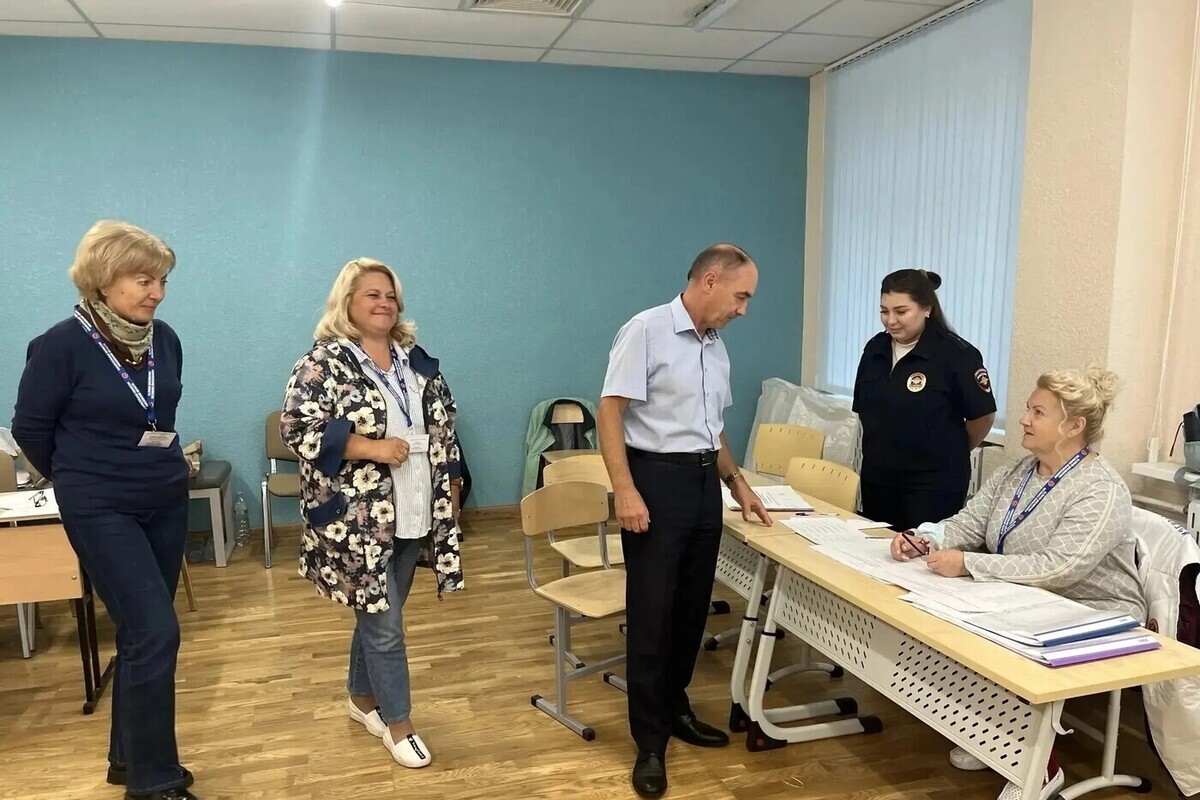 Генерал-майор Морозов принял участие в выборах в Серпухове