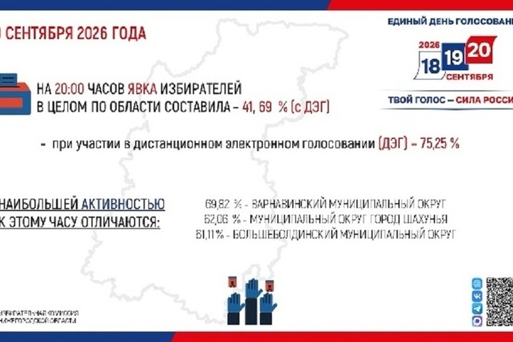 Более миллиона нижегородцев проголосовали за два дня выборов