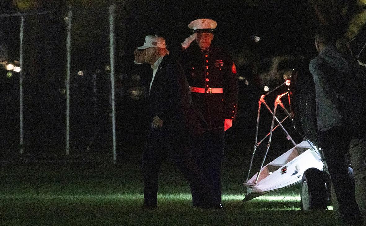 Трамп досрочно вернулся в Вашингтон из Кэмп-Дэвида